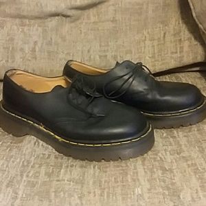 Unisex black Doc Marten's 4 hole